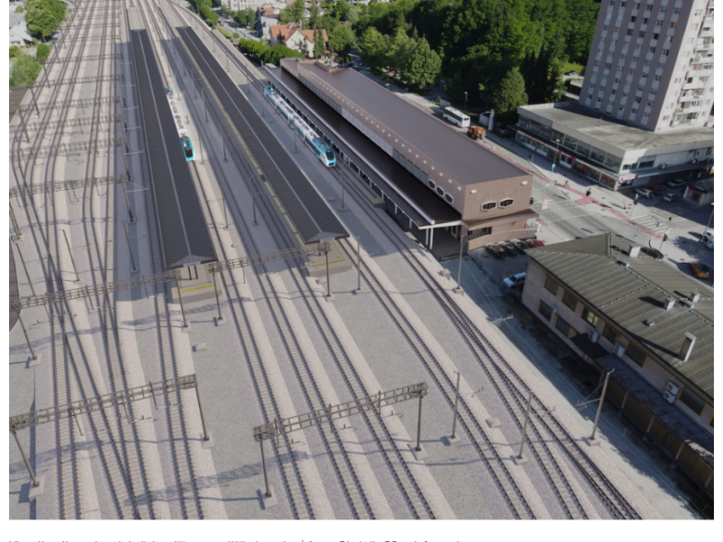 Začetek prenove obstoječega podhoda na železniškem vozlišču Jesenice