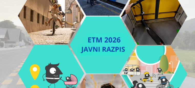 Javni razpis za sofinanciranje priprave in izvedbe aktivnosti Evropskega tedna mobilnosti v letu 2026