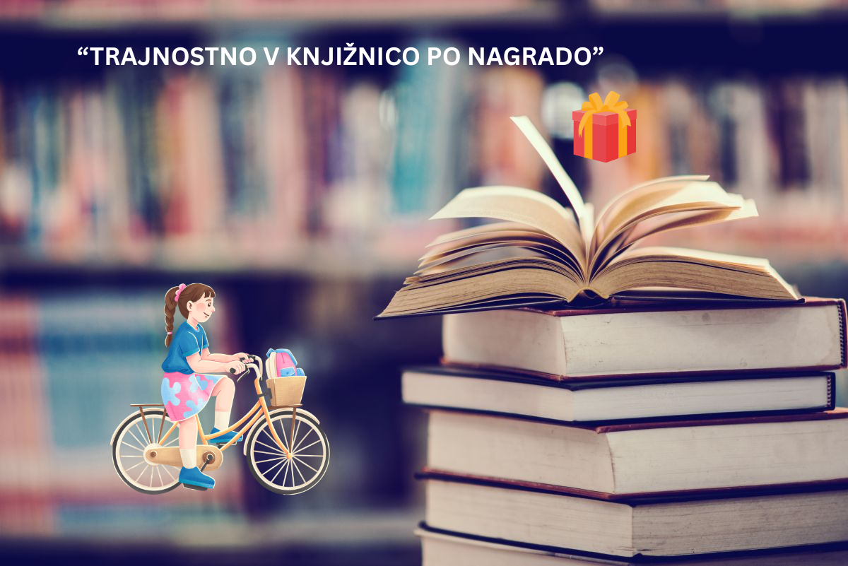 V knjižnico peš, s kolesom ali avtobusom – in po nagrado!