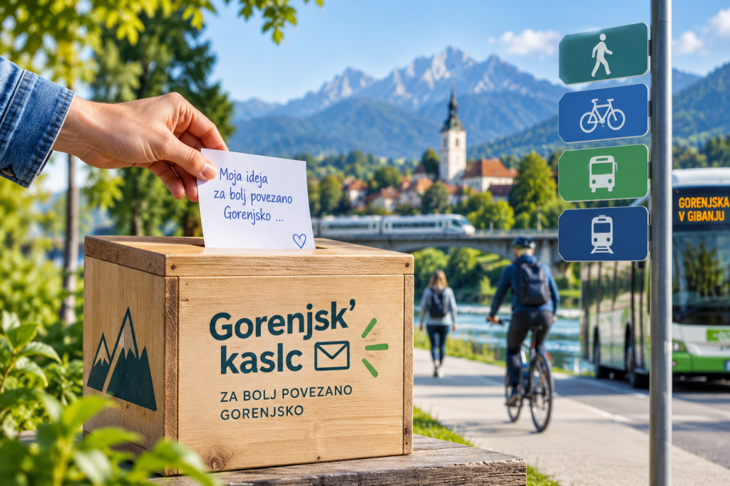 Kaj potrebujemo za dobro povezano življenje? Daj v Gorenjsk’ kaslc